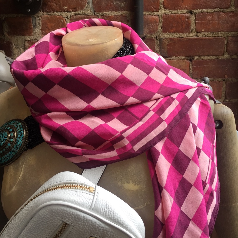 Marc Jacobs Silk Print Scarf